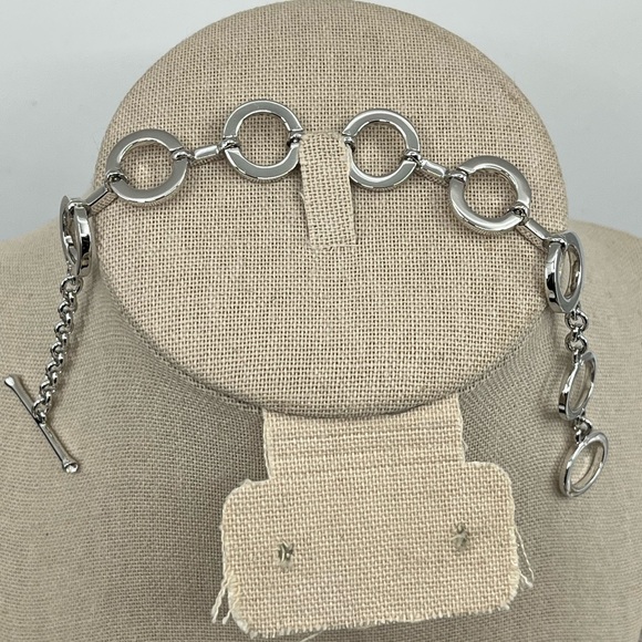 Genuine Vintage Swarovski Crystal Link Bracelet 8" Adjustable - Picture 4 of 16